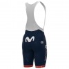 Tenue Maillot + Cuissard à Bretelles 2021 Movistar Team Femme N002